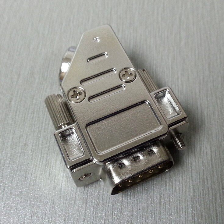 优联康db9串口45度出线金属