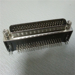 高密度D-SUB(HDR)62PIN公座电脑显示器VGA62针公头卧式连接器插座