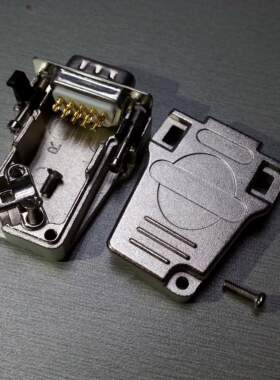 供应DB9P VGA 2W2 2V2 HDB金属壳仿哈丁45度 180°出线锌合金外壳