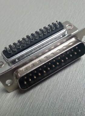 优质RS485并口DB25PIN公头连接器 D型VGA D-SUB公座 环保25针接头