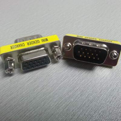 串口母头包邮转接HDB15PIN插母转公头电脑显示器连接线直通对接