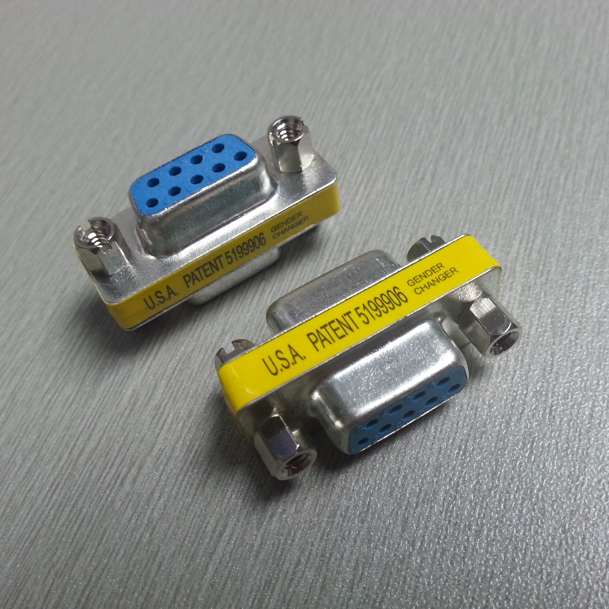 VGA转接头 DB9IN插座 母头转母头 显示器接口 两排针座 直通头