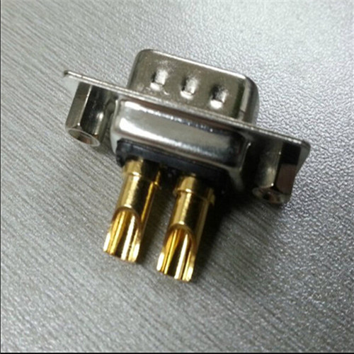 优质大电流d-sub2V2电源线公头插头DB型1针1孔矩形电线插座连接器