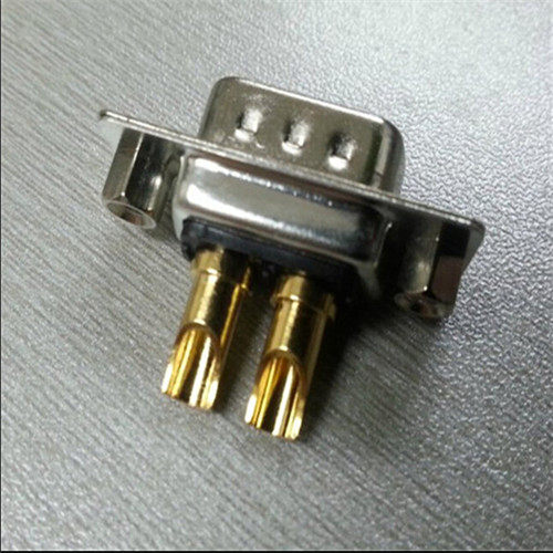 优质大电流d-sub2V2电源线公头插头DB型1针1孔矩形电线插座连接器