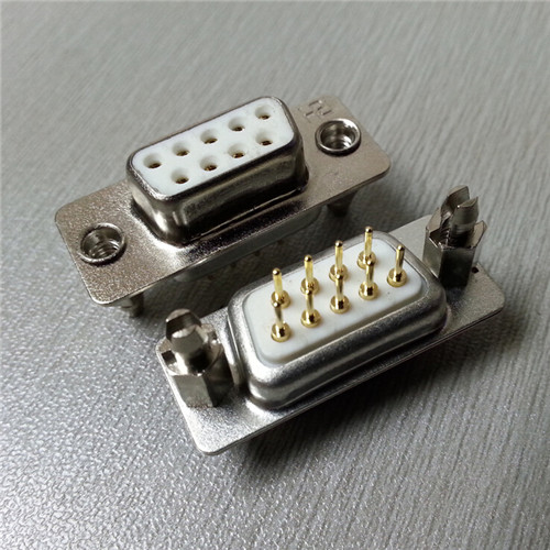 优联康军工级车针DP9PIN直插母座 优质军工级车针DP9PIN插头插座