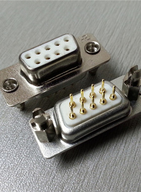 优联康军工级车针DP9PIN直插母座 优质军工级车针DP9PIN插头插座