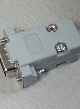 黑色D-SUB232 串口DB9p HDB15 2W2 2V2 5W1公母头装配外壳 上下锁