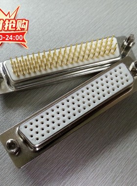 供应车针d-sub78pin直插母座实心镀金3U HDP78孔插拔VGA连接器