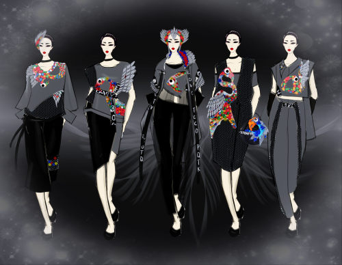 服装毕业生设计成衣制作