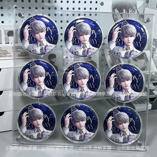 吧唧展示架九宫格亚克力卡砖二六四徽章恋与深空谷美谷子收纳盒