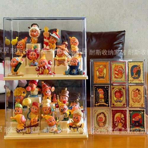 手办盲盒展示架防尘阶梯层次感