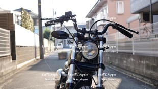 日系复古哈雷883 48 72 手把直径25.4mm 车把现货 不用换线街霸