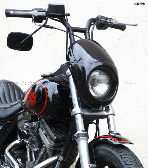 进口美系哈雷883/1200/戴娜改装14寸t字车把腔作势lucky daves
