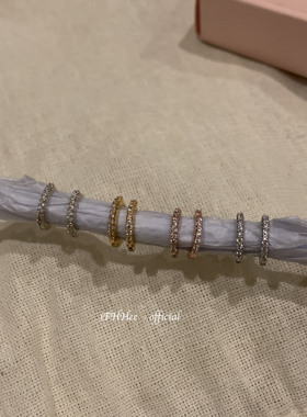 iFHHee 双面mini耳扣 blingbling 原创设计 经典返场 耳圈