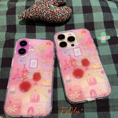 iFHHee  “梦游木马”原创设计 手绘风格 双层imd iphone 手机壳