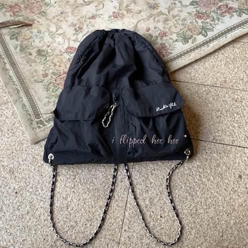 iFHHee 好搭配 流浪双肩链条包 矜贵小香流浪感 定制链条 双肩包