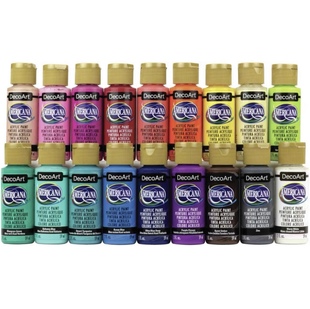 璇儿手作美国DecoArt原装 进口哑光香薰石膏手绘DA丙烯颜料套装