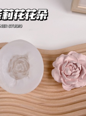 璇儿手作香薰石膏茉莉花模具滴胶蜡烛diy手工模具扩香石diy材料