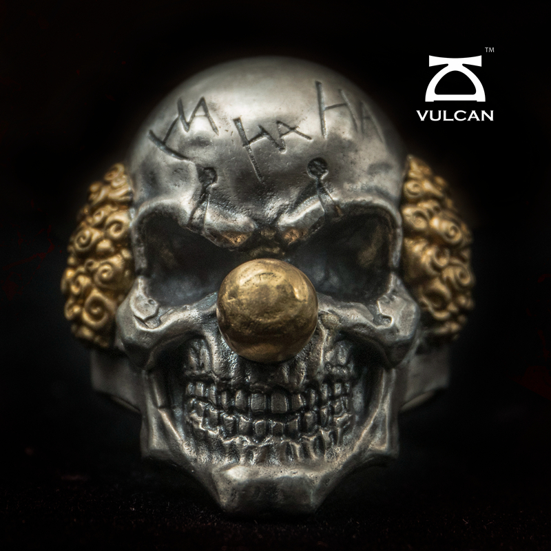 食肉者伏尔甘骷髅小丑Vulcan戒指