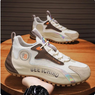 福建晋江阿帕奇男鞋官方正品男女同款帕拉鞋真皮跑步运动休闲鞋子