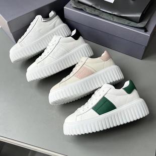 吴宣仪 檀健次同款霍根饼干鞋~超轻透气男春夏运动厚底小白鞋女