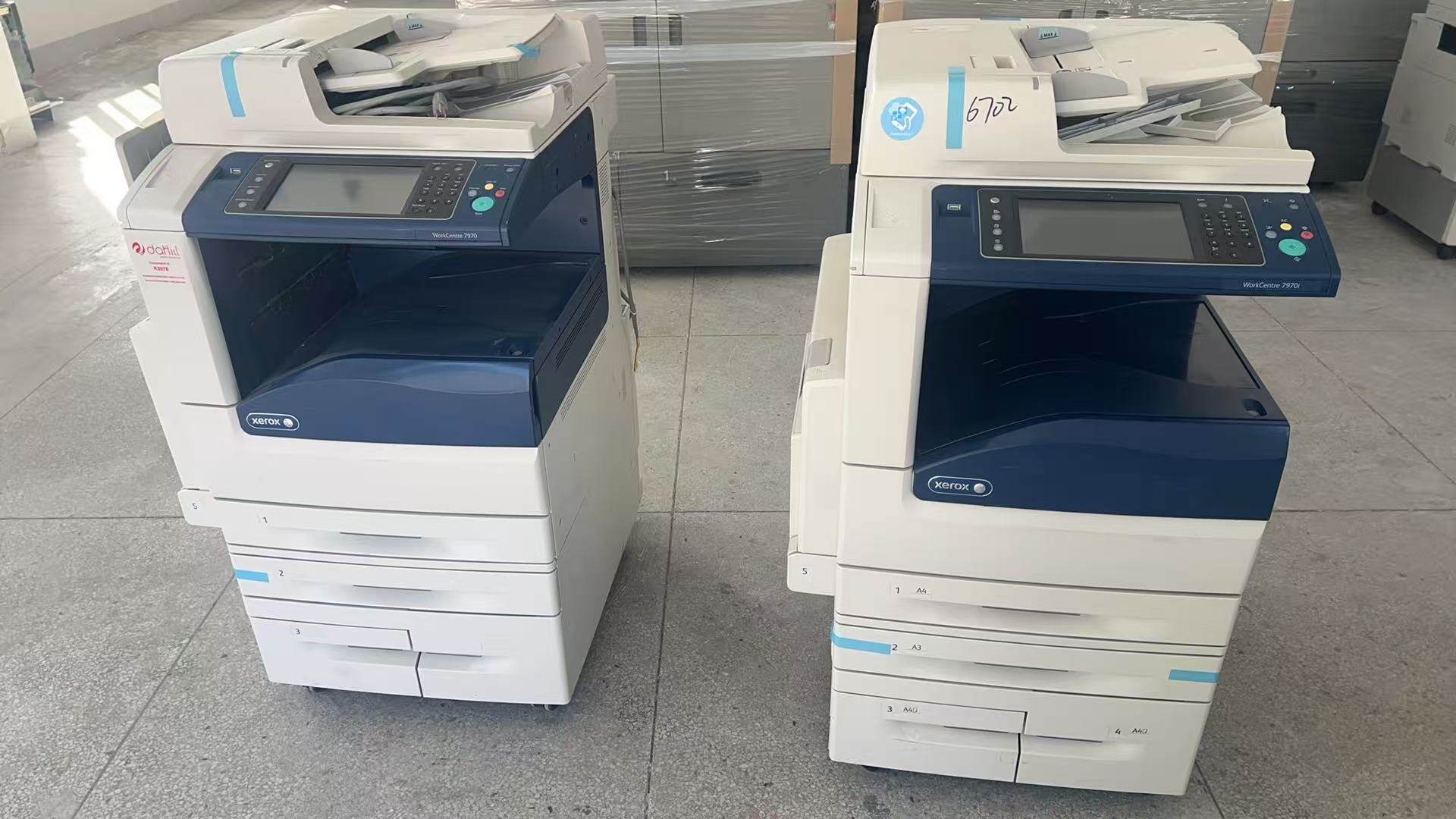 施乐7970彩机70页一分钟A3蓝图机A3黑白机打印复印扫描自动双面