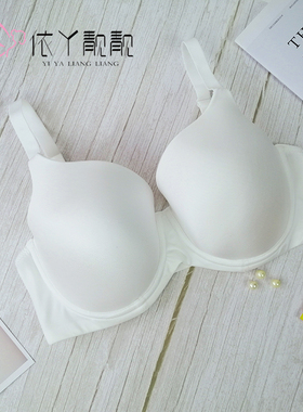 409简约光面夏季T恤胸罩薄款有钢圈可交叉舒服美背文胸64-85BCDEF