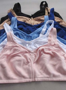 02纯棉无钢圈大码大杯欧美色内衣110FG115BCDEF120BCDEFG125CDEFG