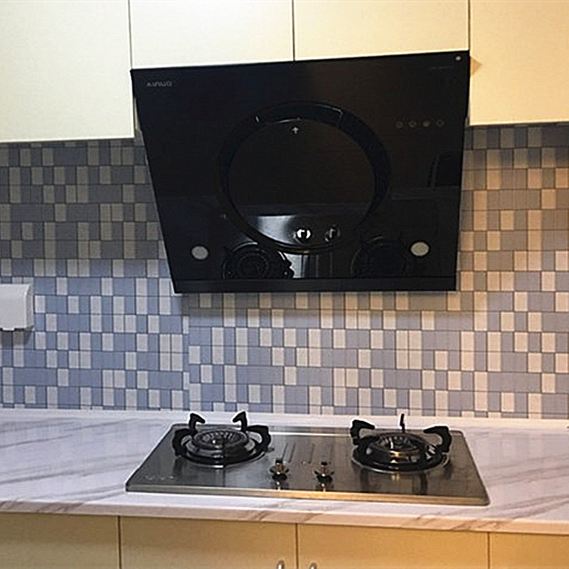 加厚立体厨房防油贴纸 墙贴自粘耐高温瓷砖家用油烟机灶台防水贴