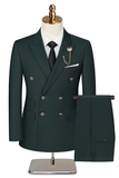 大码【全年款】男士双排扣结婚西装礼服套装A199-8211-P190，男装西服套装，电商A199(原D219）