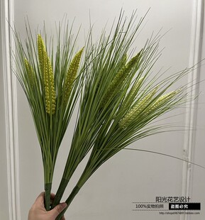 仿真谷穗田园乡村小米谷子假麦穗装饰花卉拍摄道具水草绿植把束