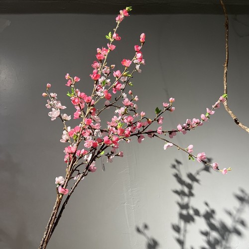 桃花仿真花假花装饰花艺摆设