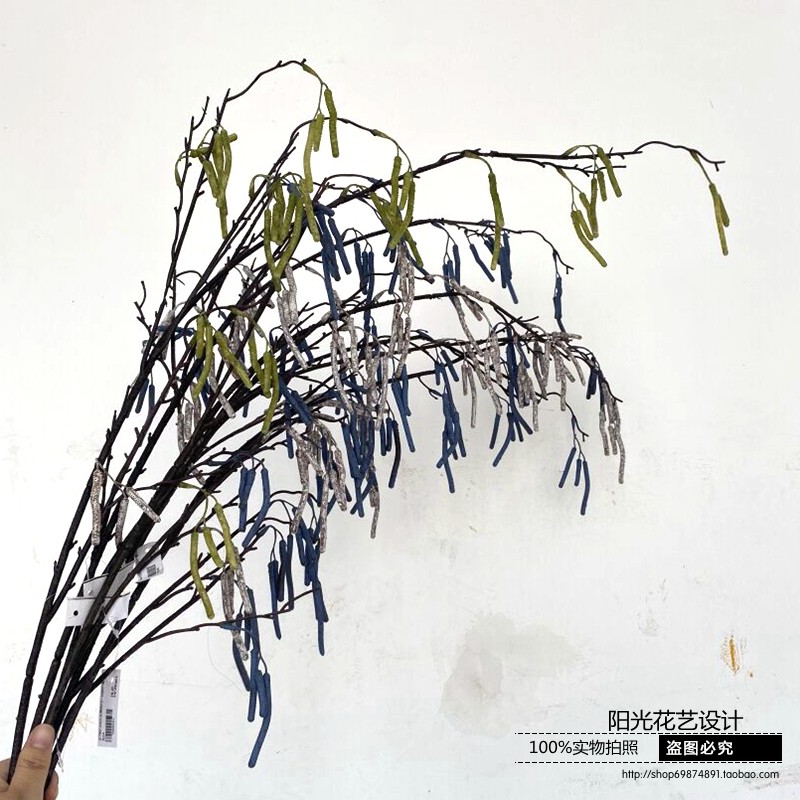 桑果仿真植物摆件客厅玄关手捧花束插花软装饰品轻奢摄影道具插花
