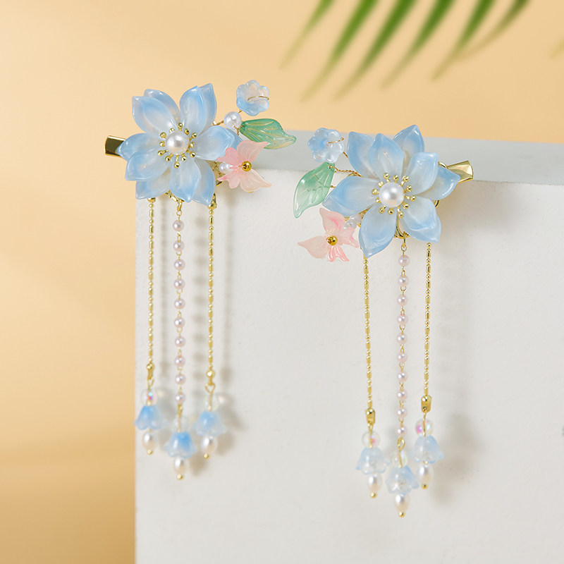 古月家儿童古风发饰女童宝宝汉服襦裙古装搭配头饰中国风仙气对夹