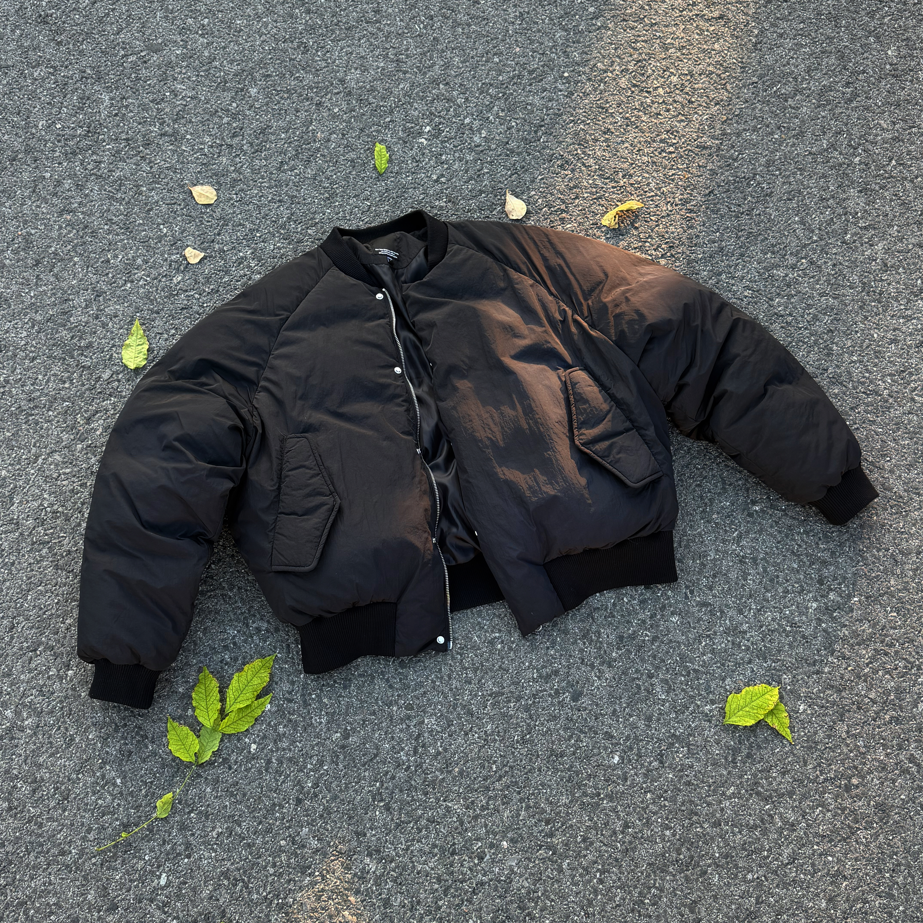 【一件过冬】Toos.25AW 重磅廓形短宽MA-1 Bomber飞行员棉服外套