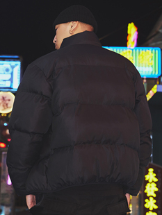 Toos 秋冬加厚保暖防风立领宽松蓬松面包服棉服外套夹克