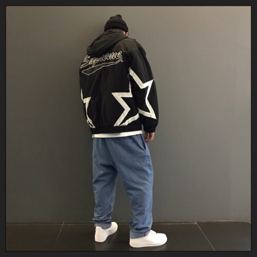 现货19fwdenim街头school牛仔裤