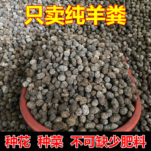 纯羊粪发酵农家肥纯羊粪蛋