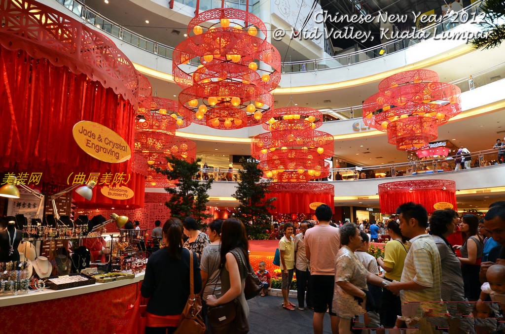 圣诞春节国庆商场周年庆布置美陈摆件商业街大厅挂件店庆中庭吊饰