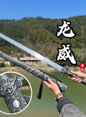 龙泉唐刀剑全金属鞘唐横刀一体锰钢绣春刀户外防身收藏摆件未开刃
