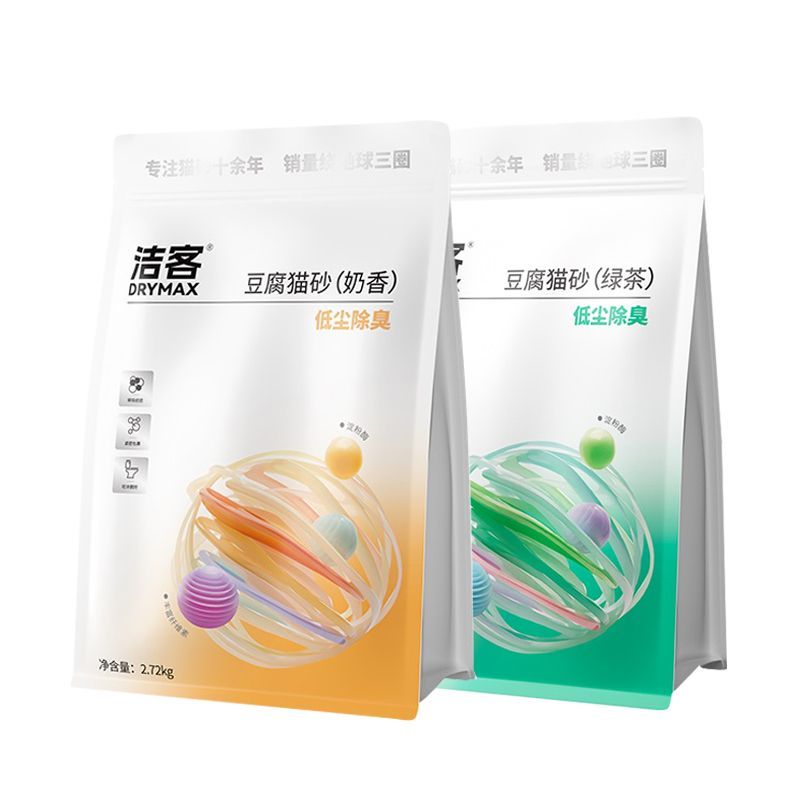 洁客豆腐砂2.72kg无尘除臭