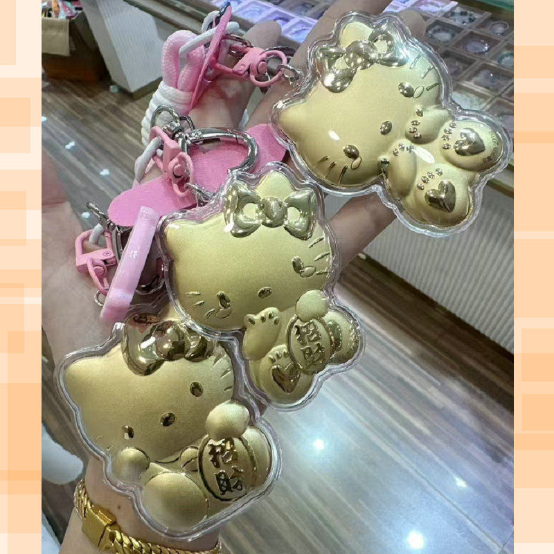 水贝hellokitty猫钥匙扣手机链