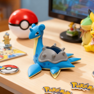 肥皂盒香皂盒笔筒拉普拉斯乘龙宝可梦周边桌面装饰摆件