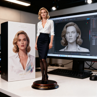 来图定制真人手办高精度3D全彩打印人偶纪念树脂模型礼物手办