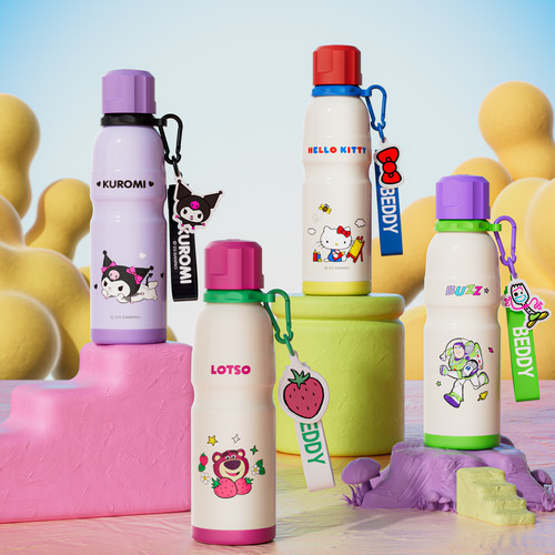 杯具熊草莓熊户外运动保温杯316