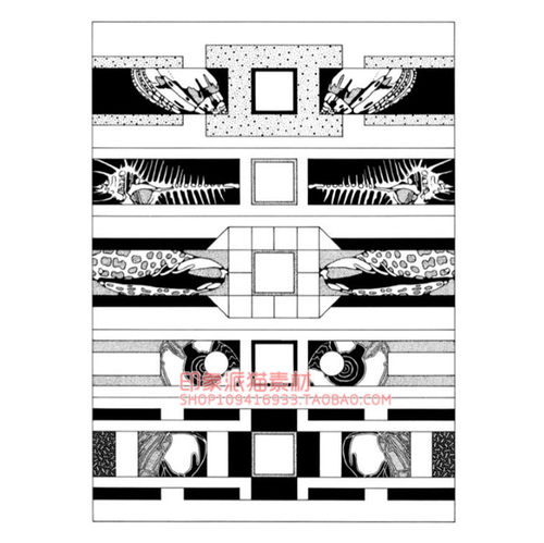 513个原始设计 Art Deco装饰艺术纹样William Rowe