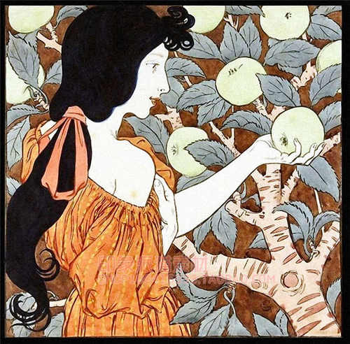 瑞士插画家Eugene Samuel Grasset花草图案插画 复古资料275P
