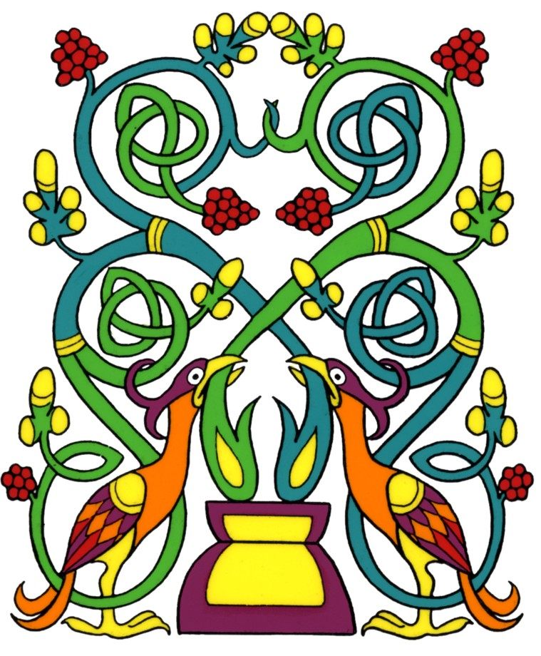 设计素材 dover 凯尔特风格装饰与花边图案 61p tif