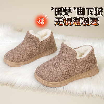 2025超火小短靴子2025新款爆款老北京布鞋棉鞋加厚加绒棉靴二棉鞋