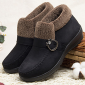 女60岁70老北京布鞋 中年加绒妈妈鞋 女二棉鞋 布鞋 大码 老年人冬天鞋